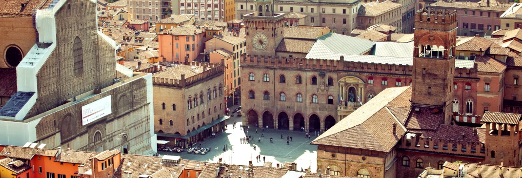 View of Bologna city