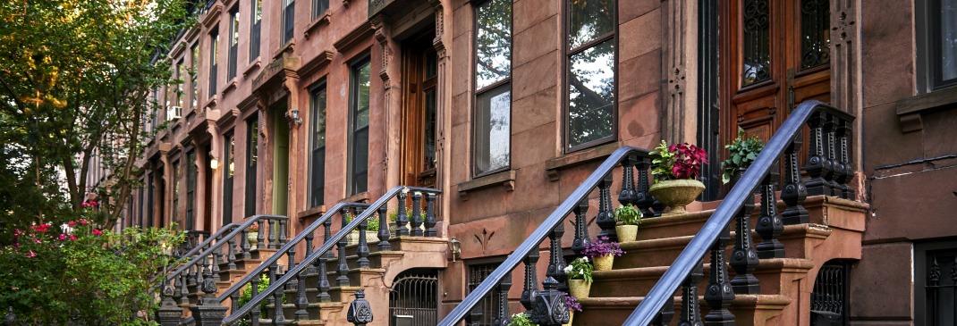 Brooklyn Fassaden in New York City