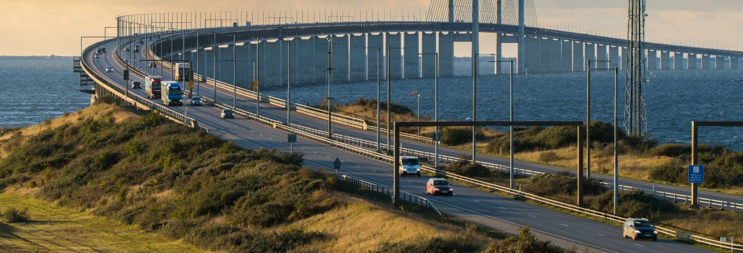 Oresundbrücke zwischen Kopenhagen und Malmö