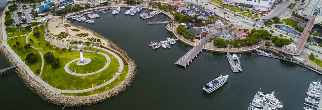 Der Hafen von Long Beach