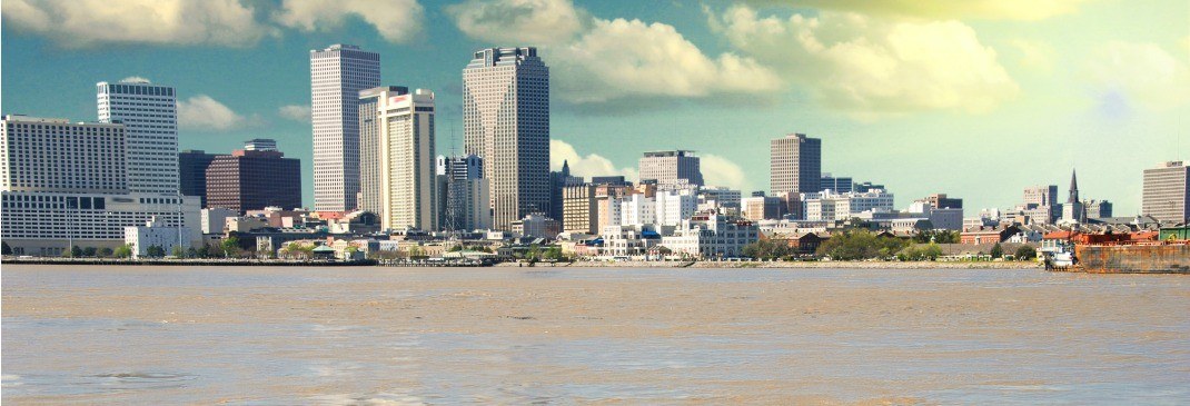 Die Skyline von New Orleans