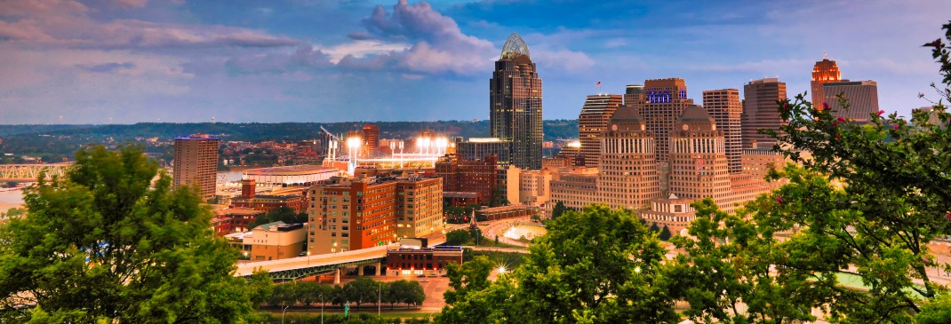 Guidare nei dintorni dell’aeroporto di Cincinnati