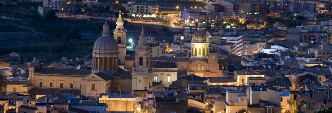 View of Comiso at night