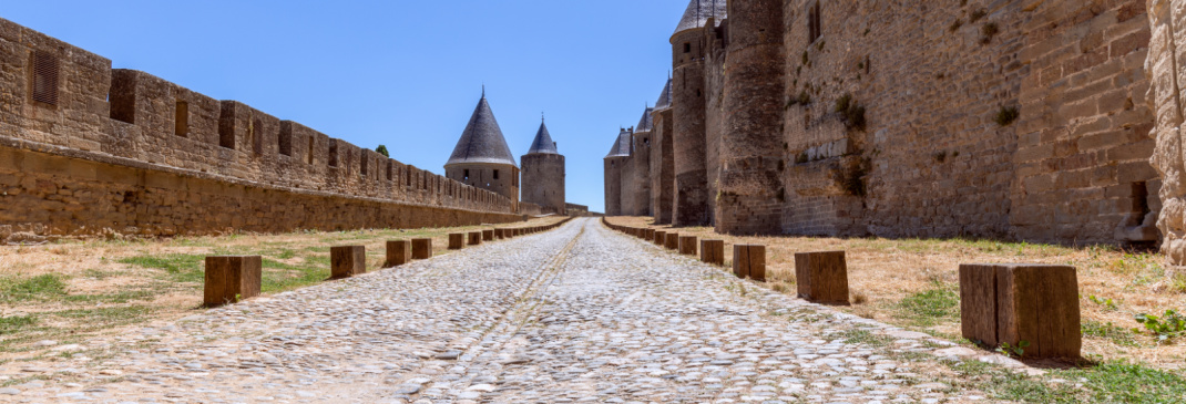 Driving in and around Carcassonne 