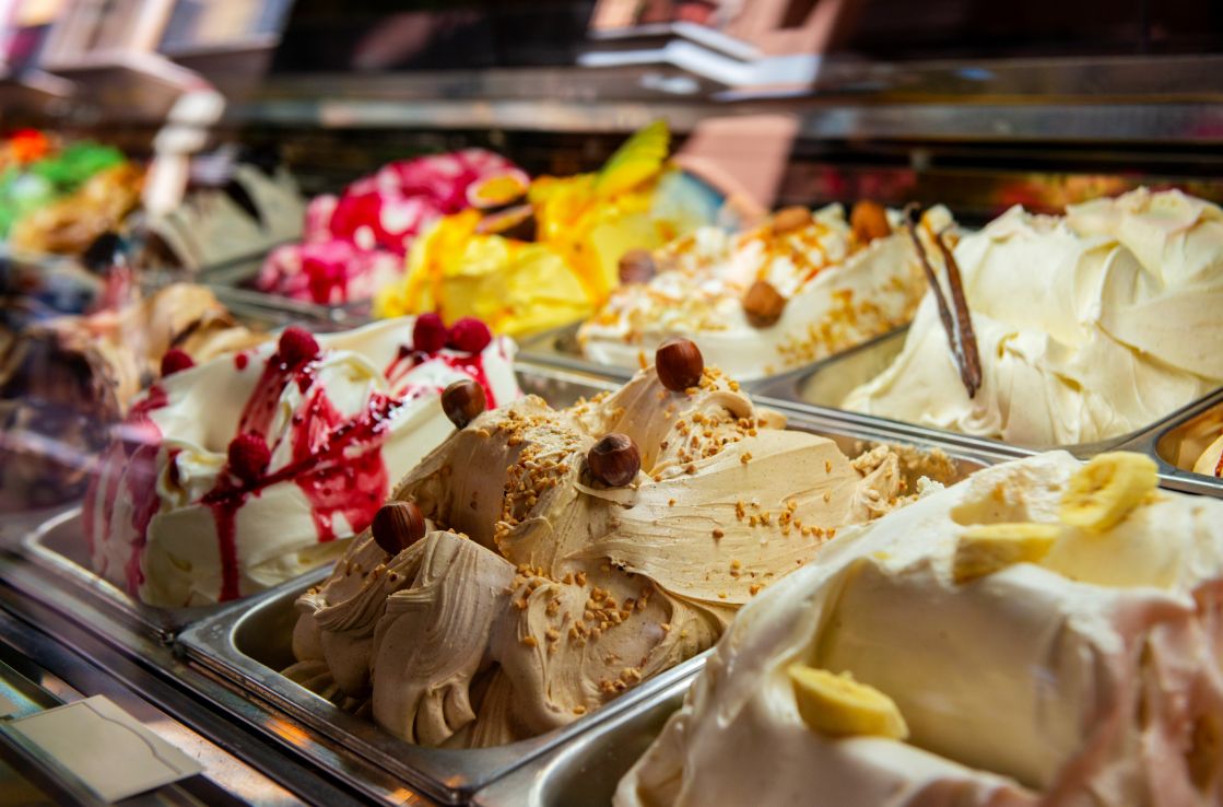 Glace gelato a Rome