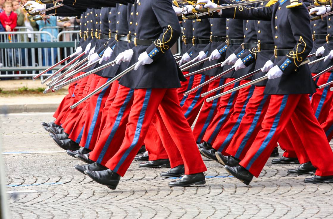 Military festival in Paris