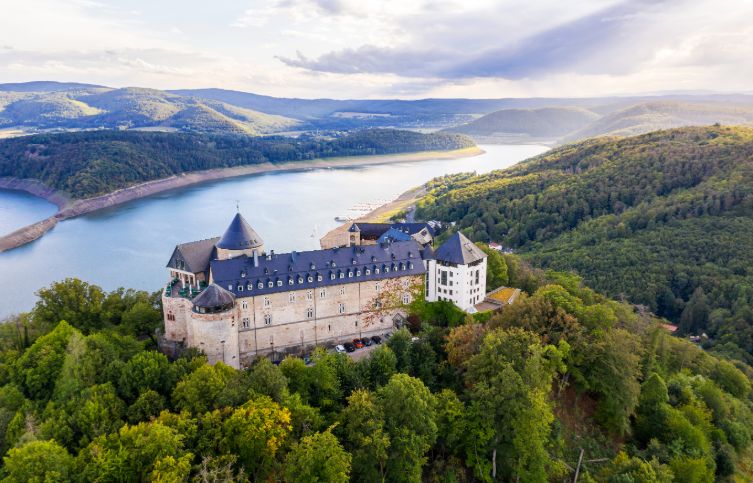 Schloss Waldeck am Edersee.