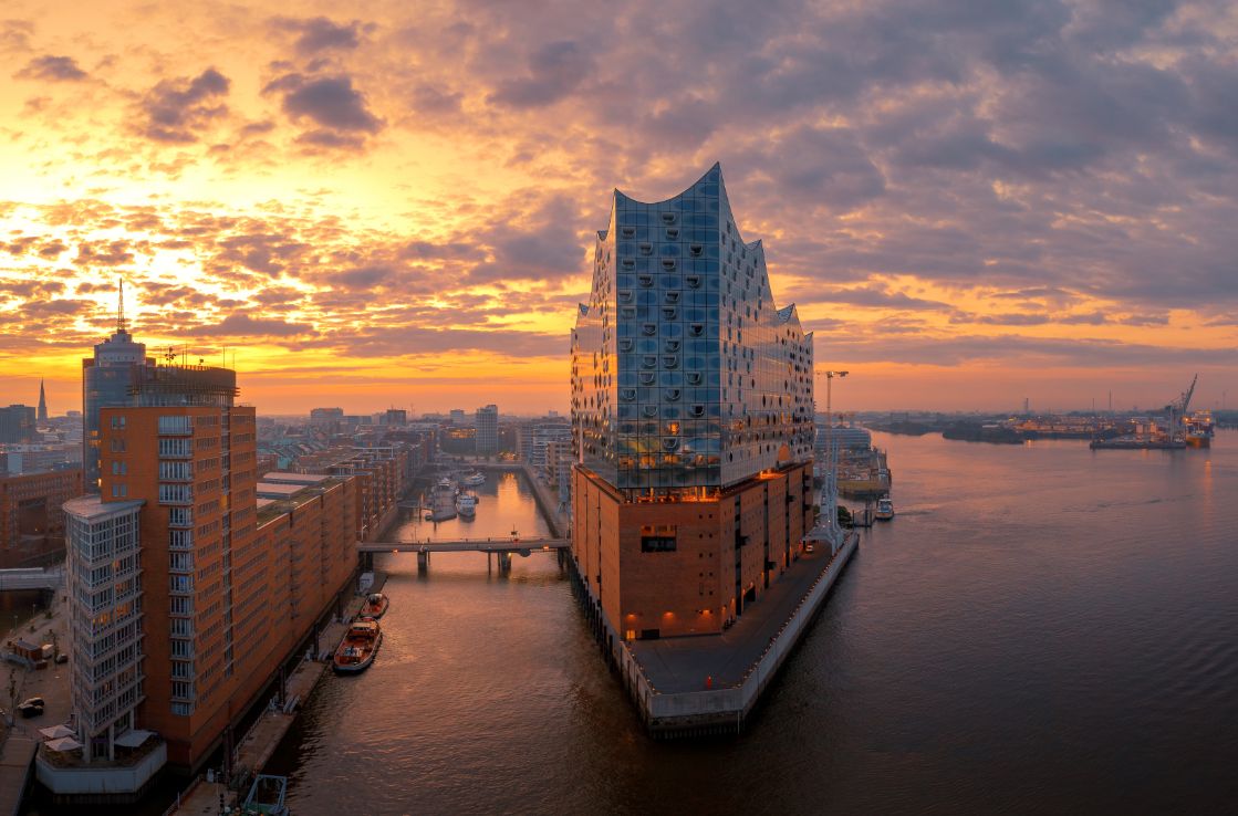 Harbour in Hamburg