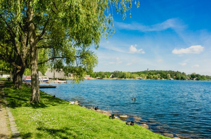 Park am See in Mecklenburg.