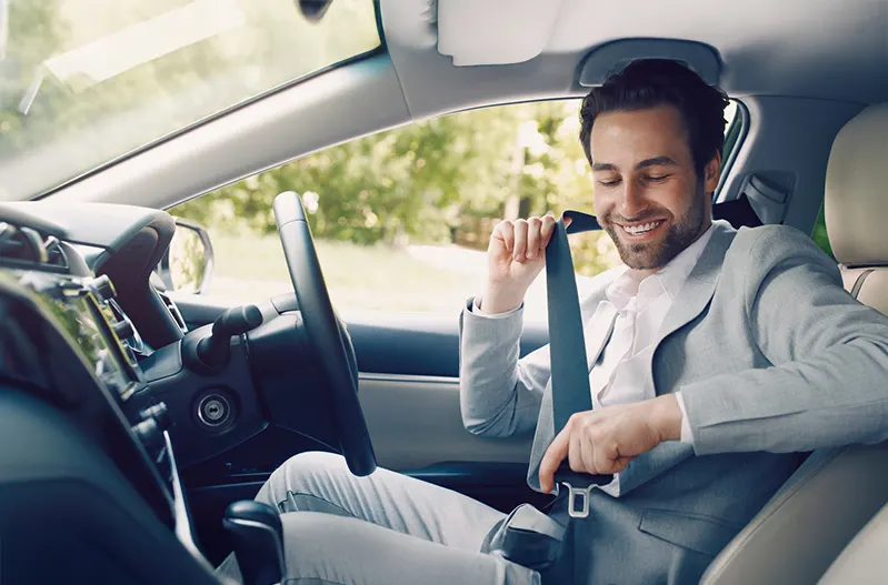 Viaggio in auto su autostrada negli USA