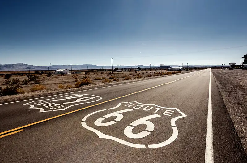 Historische Route 66 roadtrip