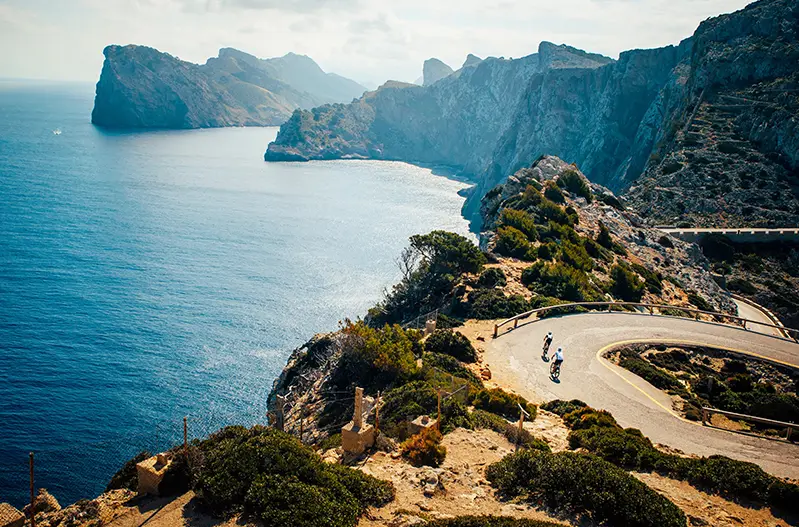 rijden over Mallorca