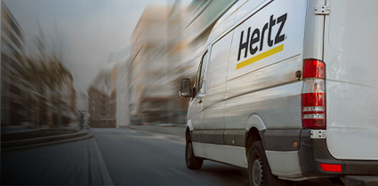 Hertz noleggio furgoni.<br><span>Il furgone giusto, <br>proprio vicino a te.<br>Per ogni necessità e carico.</span>
