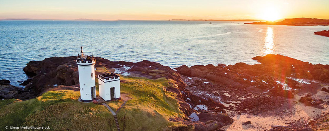 Elie Lighthouse und Lady’s Tower