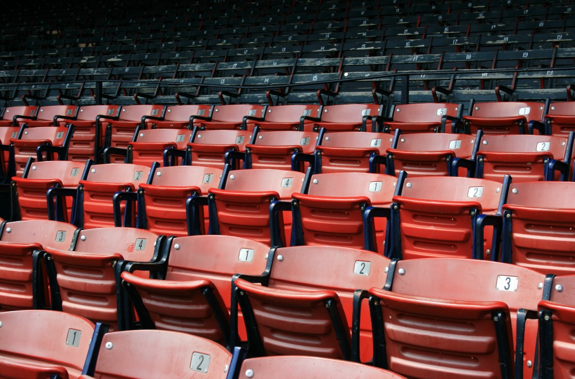 Sitze im Boston Fenway Park