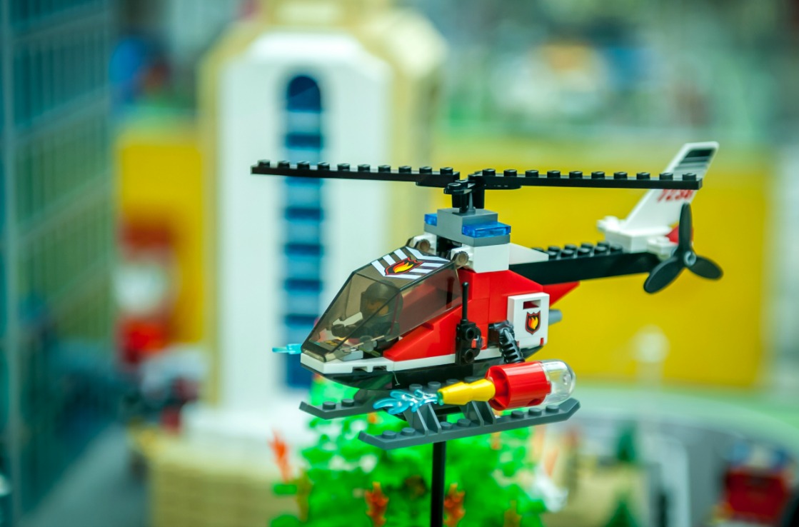 Lego-Hubschrauber