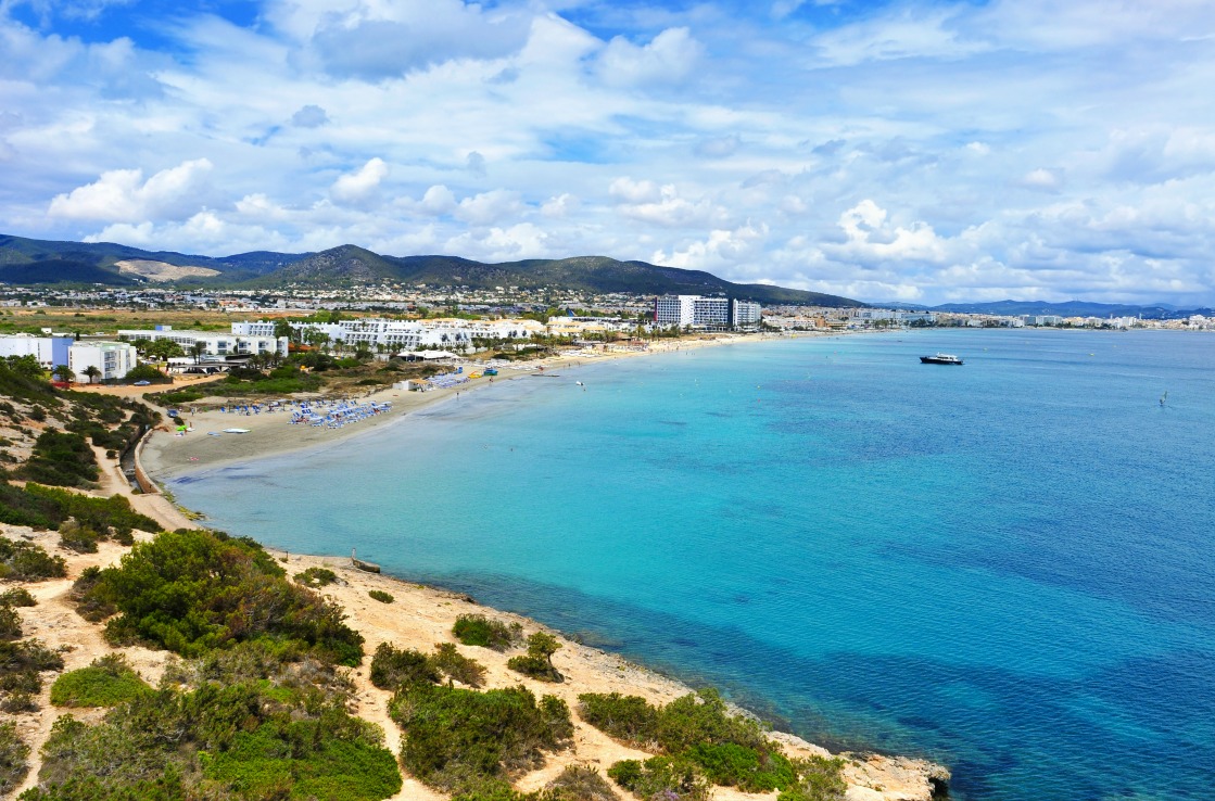 Stadtstrand bei Ibiza-City