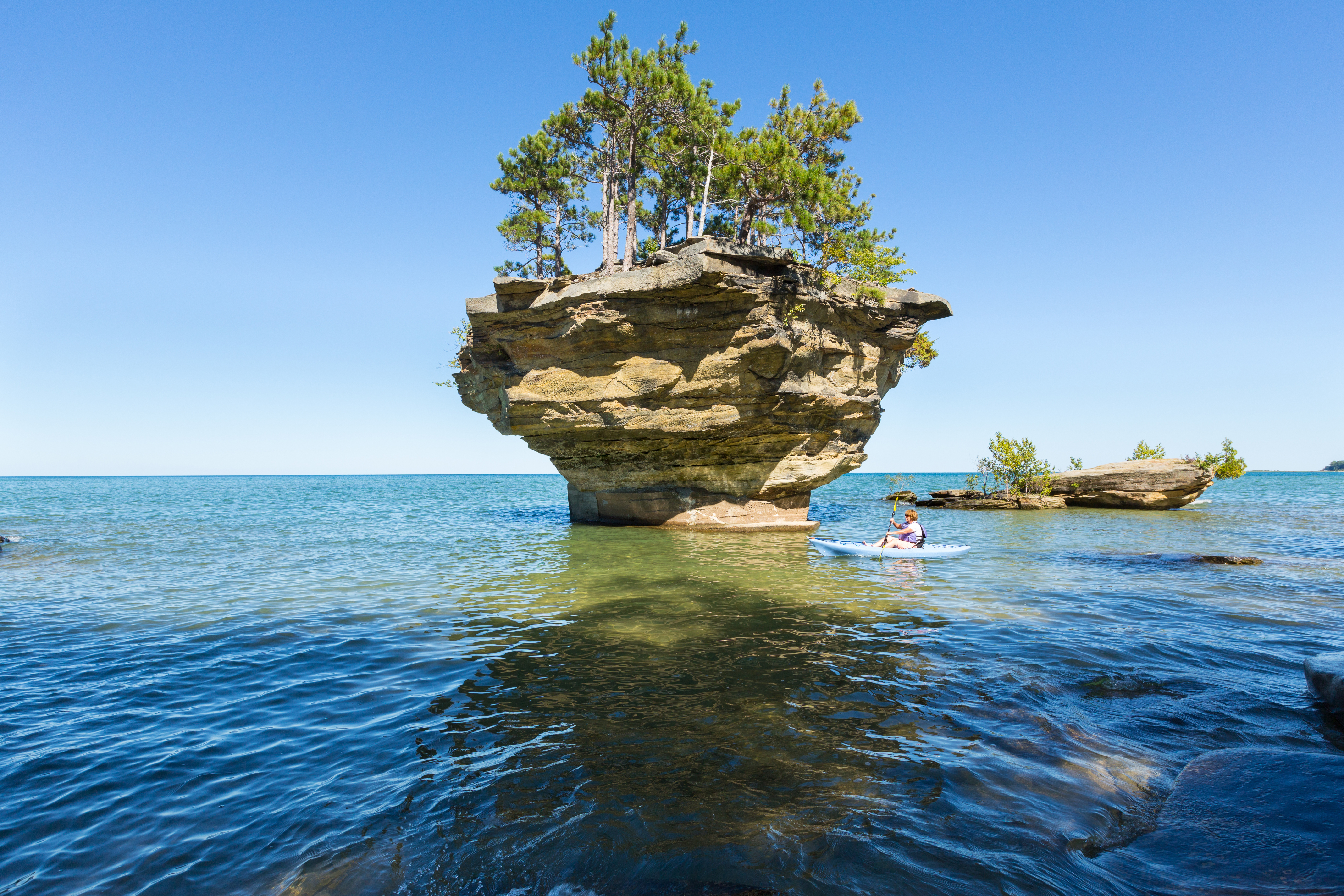 Der Lake Huron in Michigan