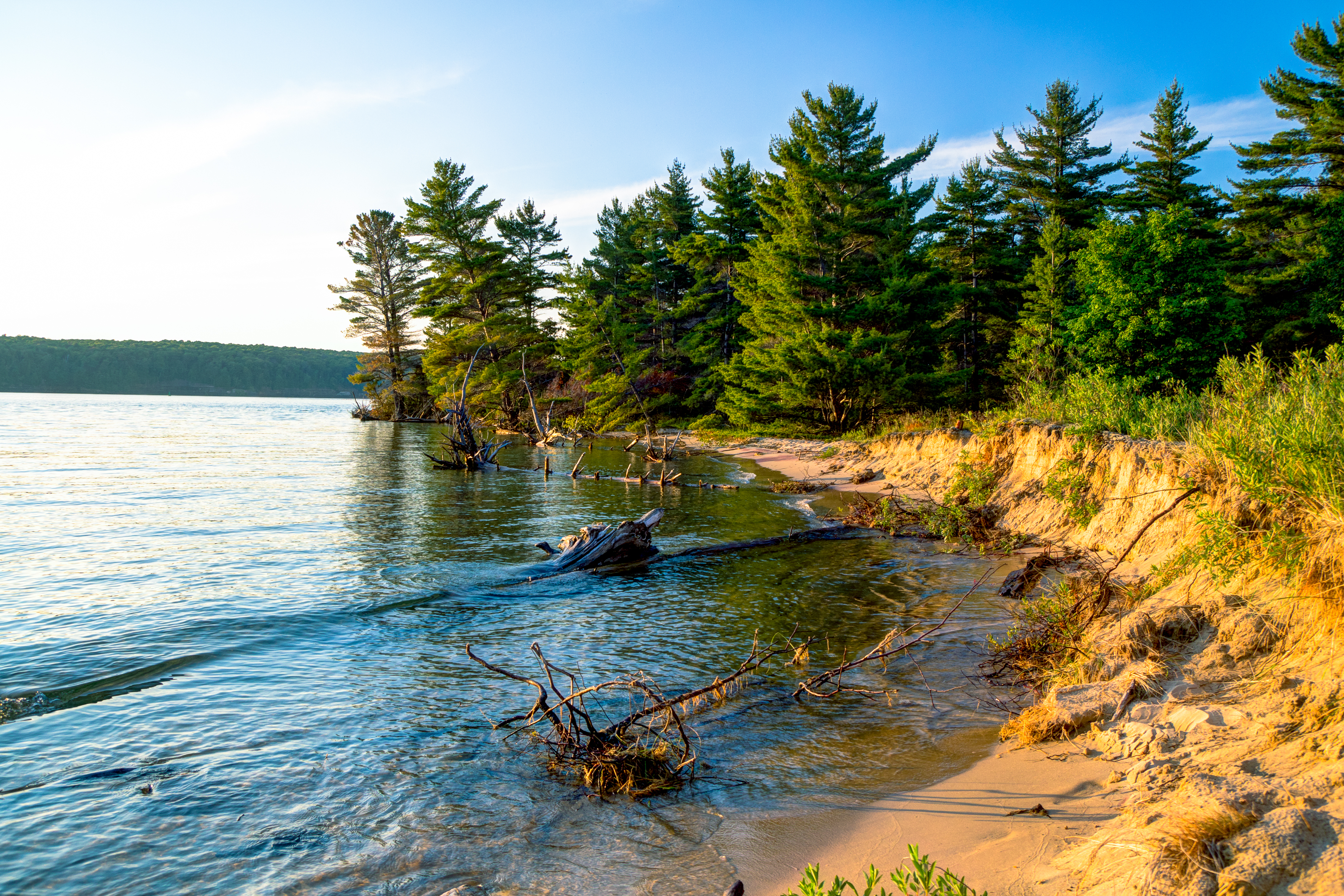 Der Lake Superior in Michigan