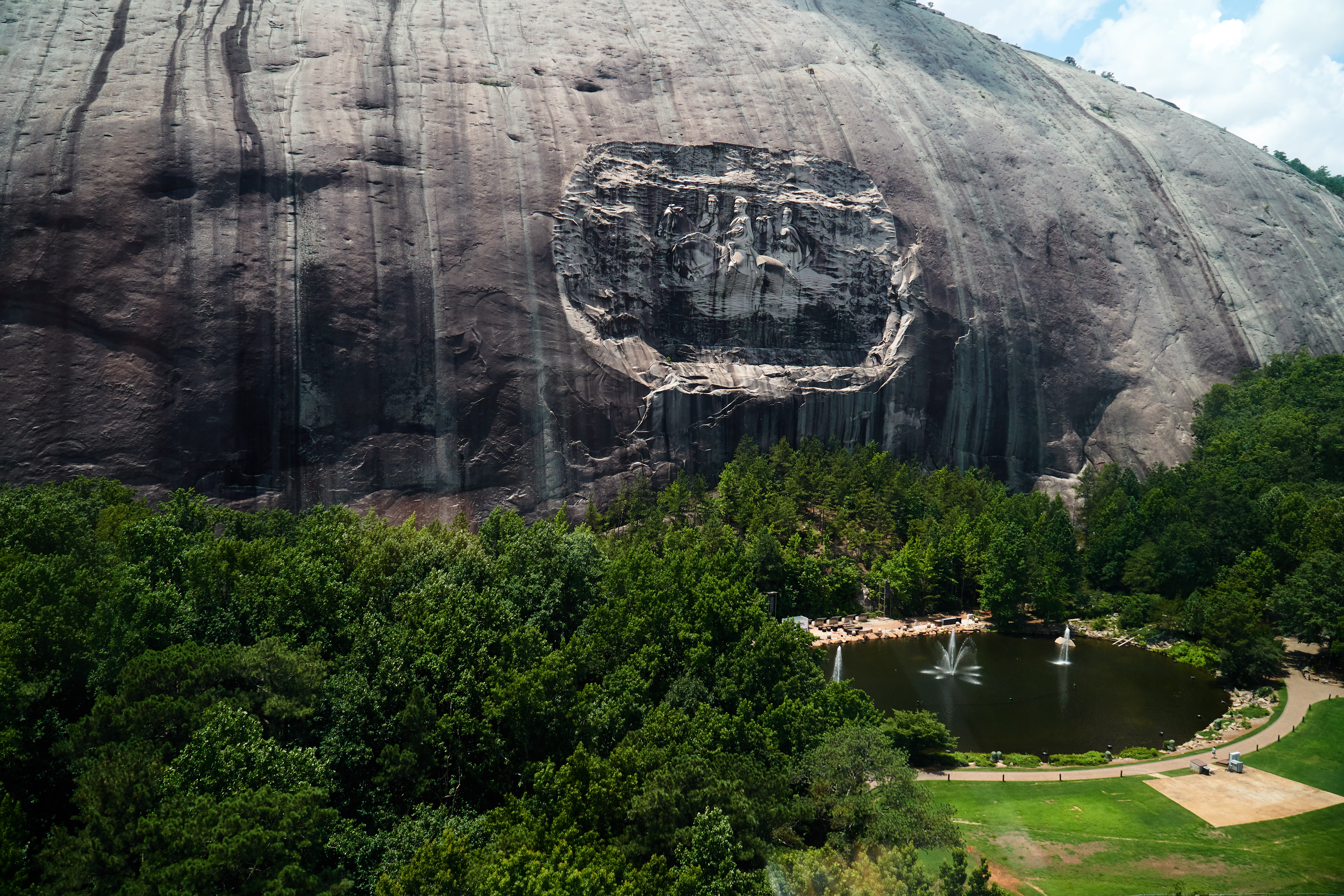 Der Stone Mountain Park bei Atlanta