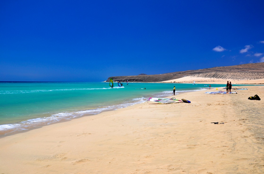 Sotavento Strand auf Fuerteventura