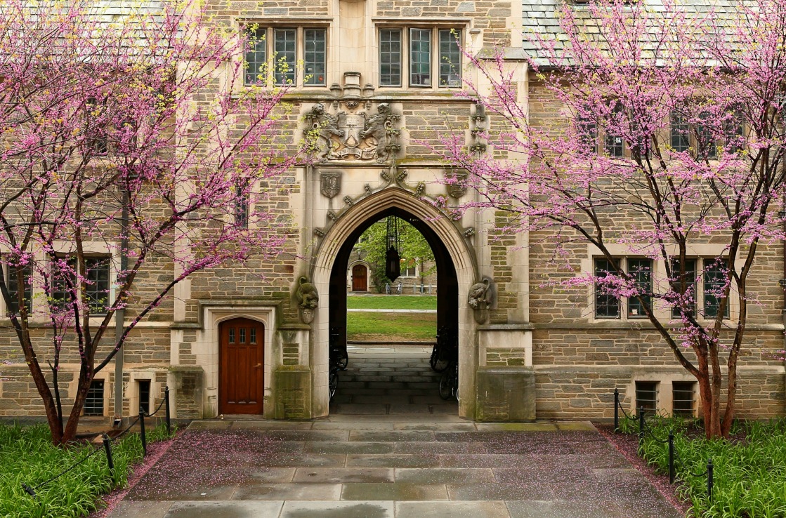 Das Tor zur Princeton University in New Jersey