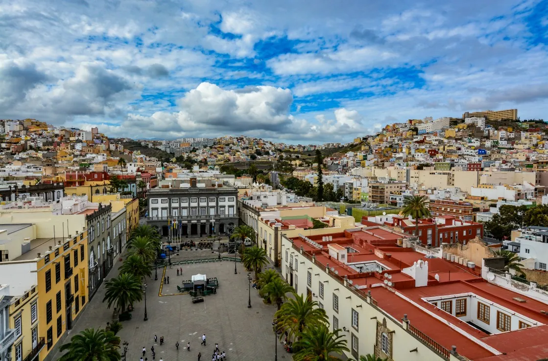 Blick über Las Palmas