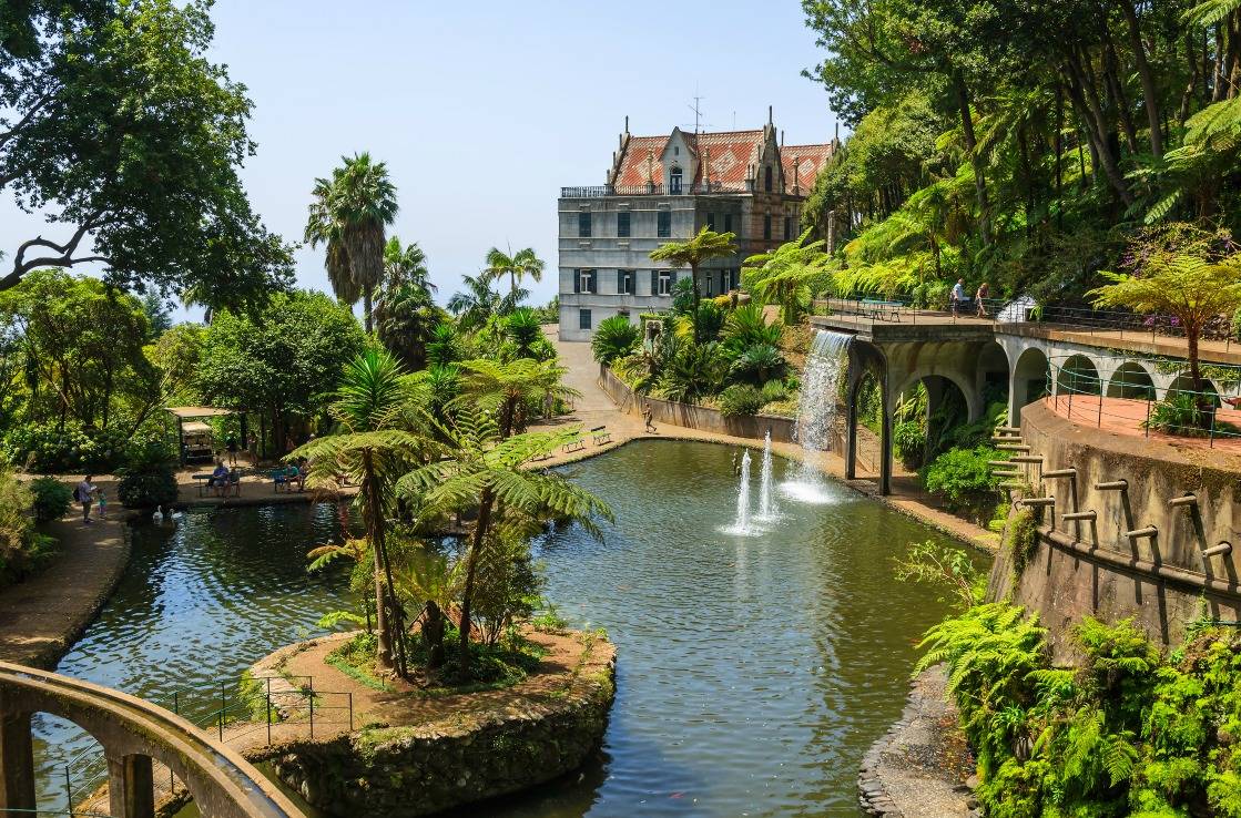 Park in Funchal - Hauptstadt von Madeira.