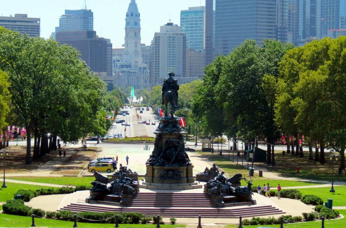 Rocky-Statue in Philadelphia.