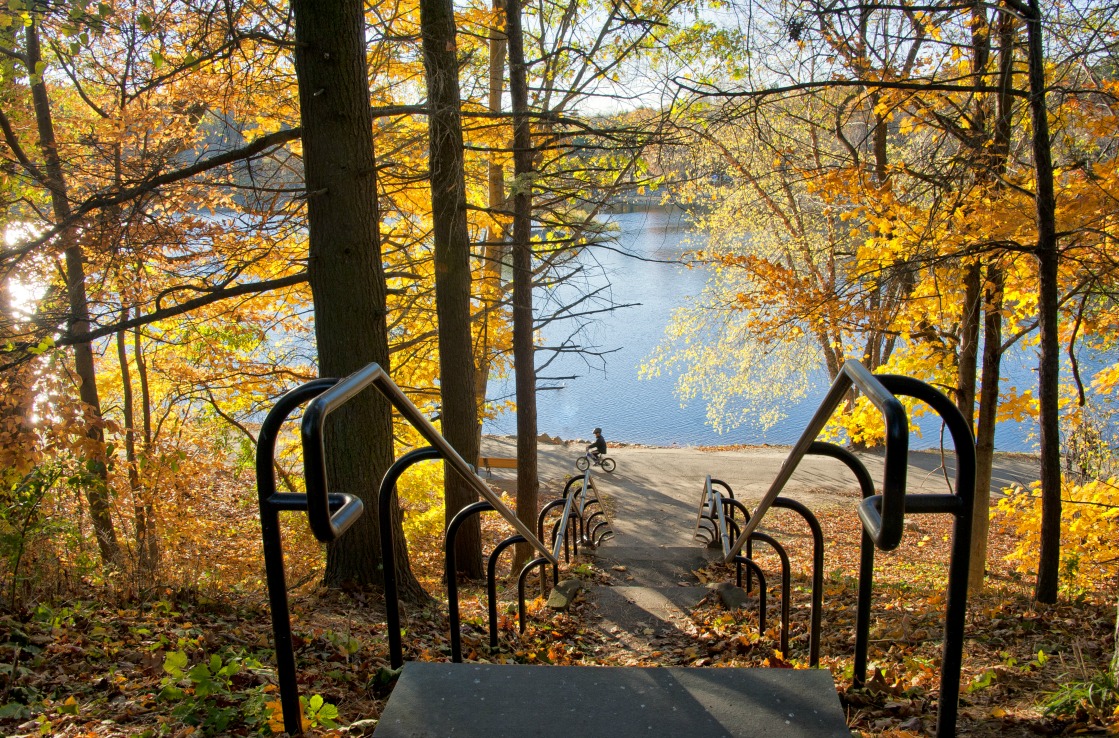 Der Boston Jamaica Pond Park.