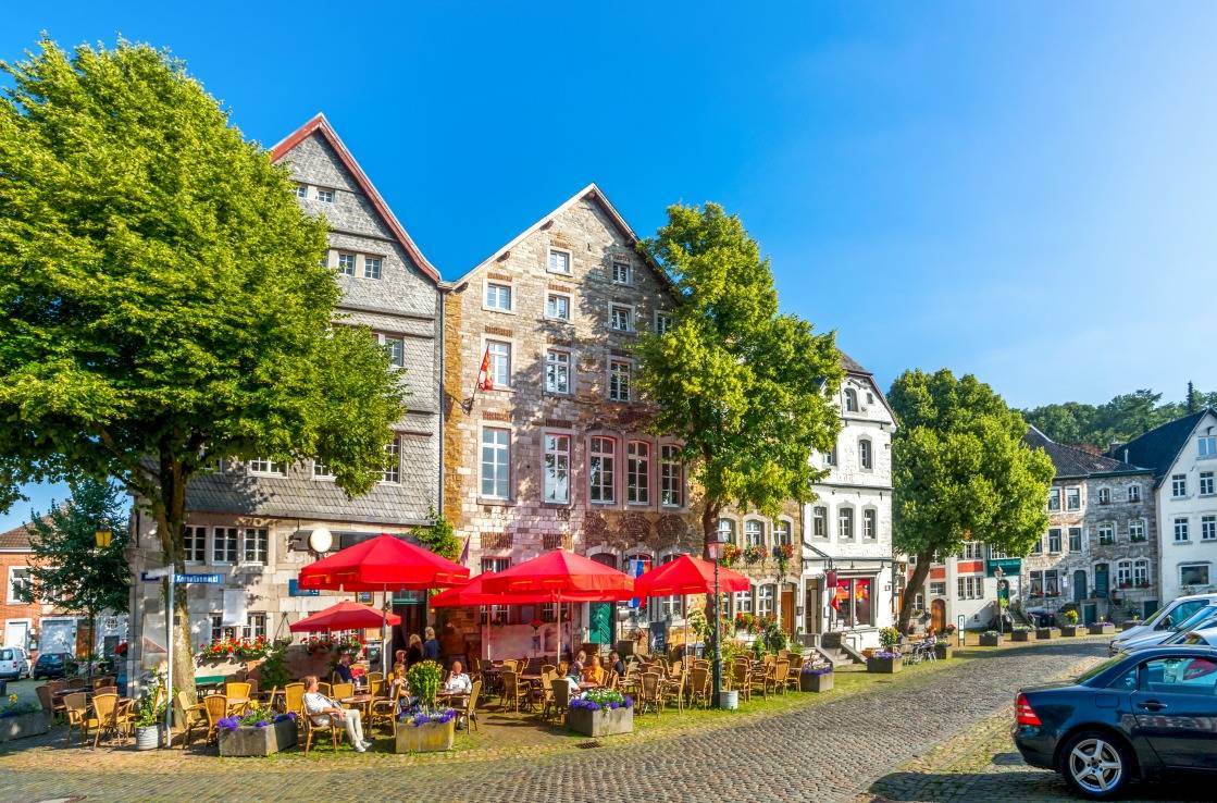 Markt in der Aachener Innenstadt.