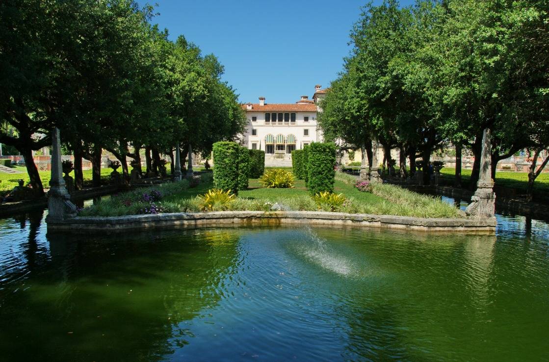 Miamis Vizcaya Museum & Garten.