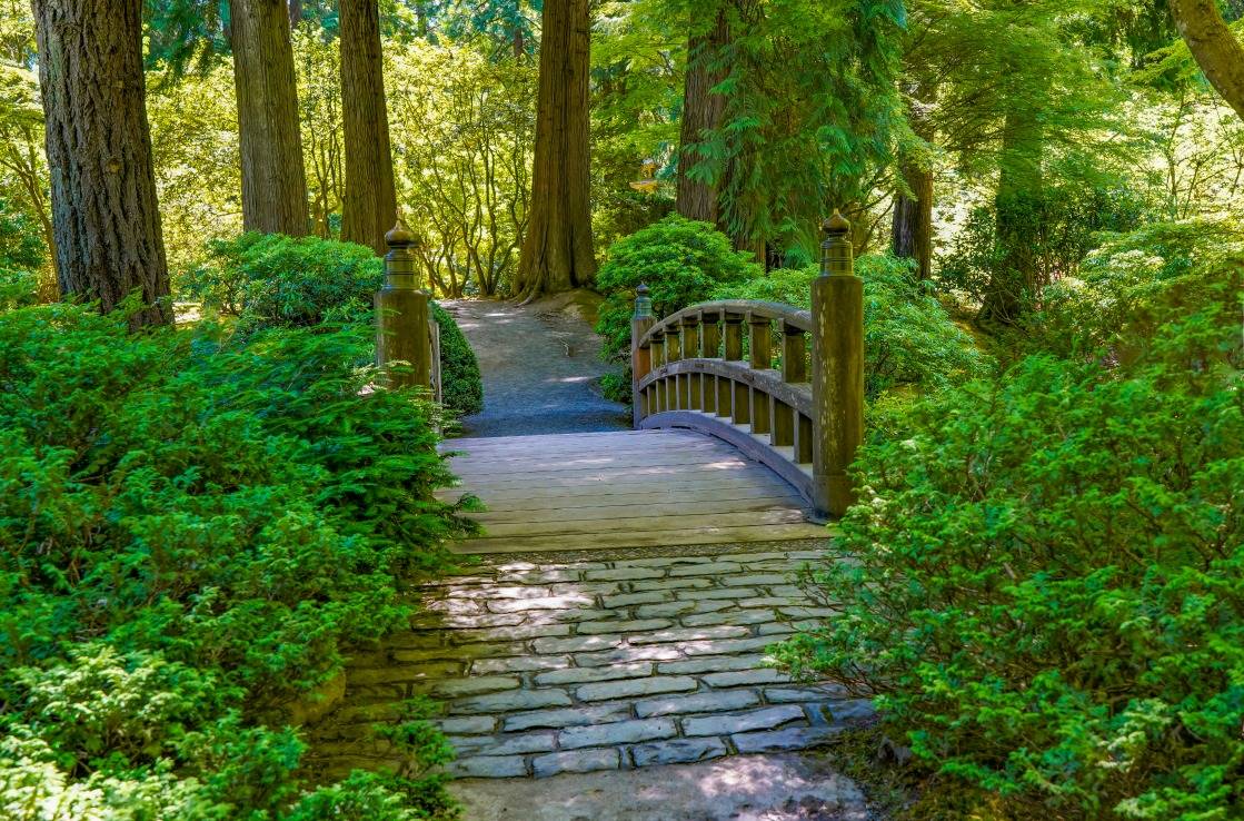 Der Japanese Garden in Portland.