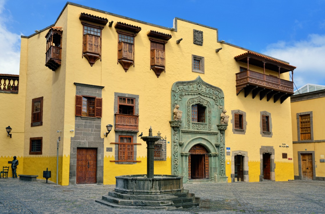 Das Kolumbushaus in Las Palmas von außen