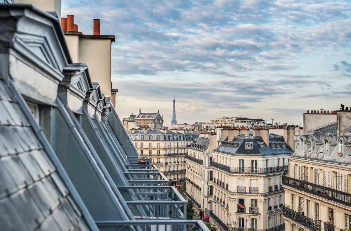 Paris roofs