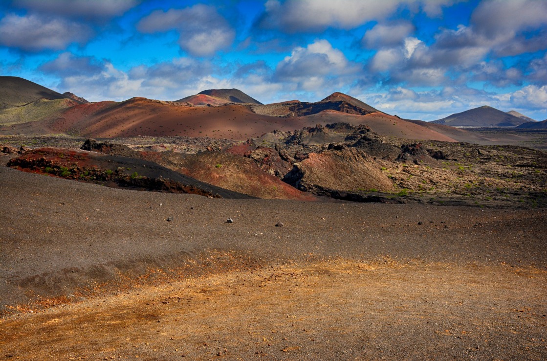 Vulkane im Timanfaya Nationalpark auf Lanzarote