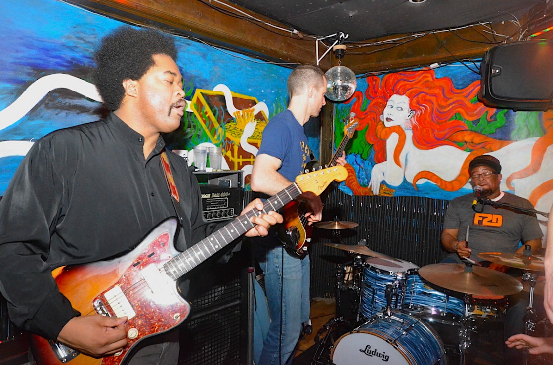 Jabril Williams’ insane guitar licks & Matt Mattrey’s prominent base dive deep at Seamonster Lounge.