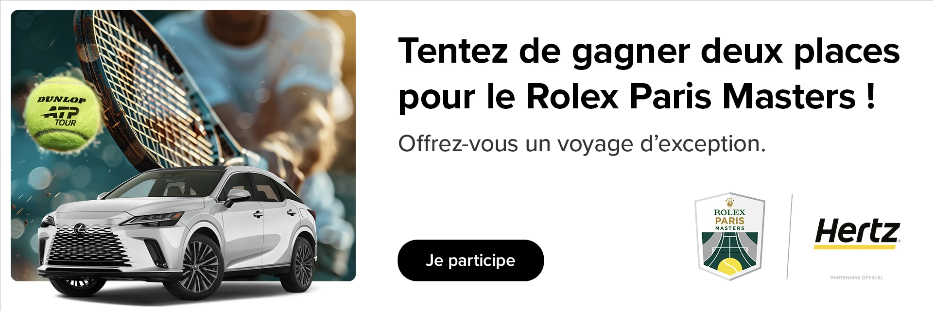 Gagnez deux places pour le Rolex Paris Masters