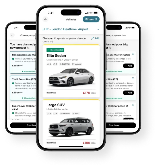 Hertz Fleets private car booking app
