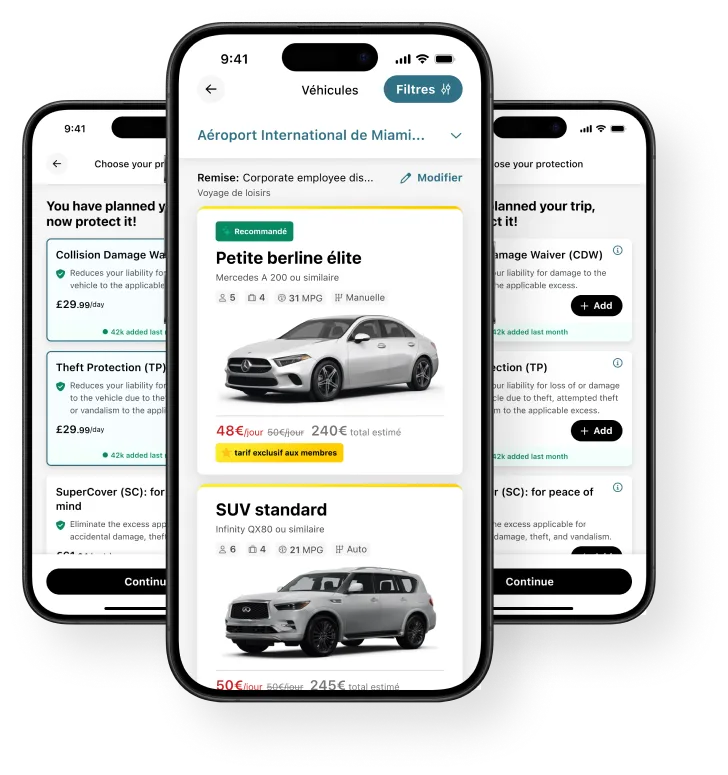 Location de voiture – Réservez & Louez