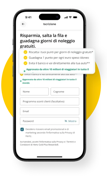 Hertz Gold Plus Rewards Punti Hertz Gold Plus Rewards