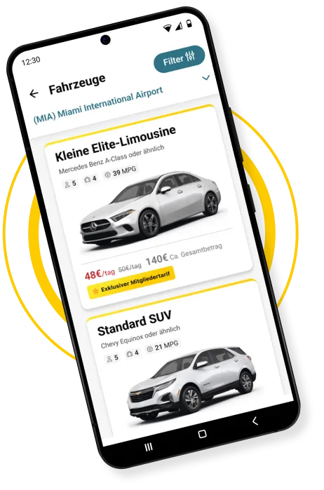 Hertz Autovermietung app - für iOS Autovermietung app - für iOS