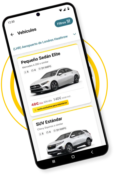 Hertz ES App Aplicación de Alquiler de Coches