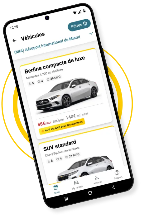 Location de Voiture application