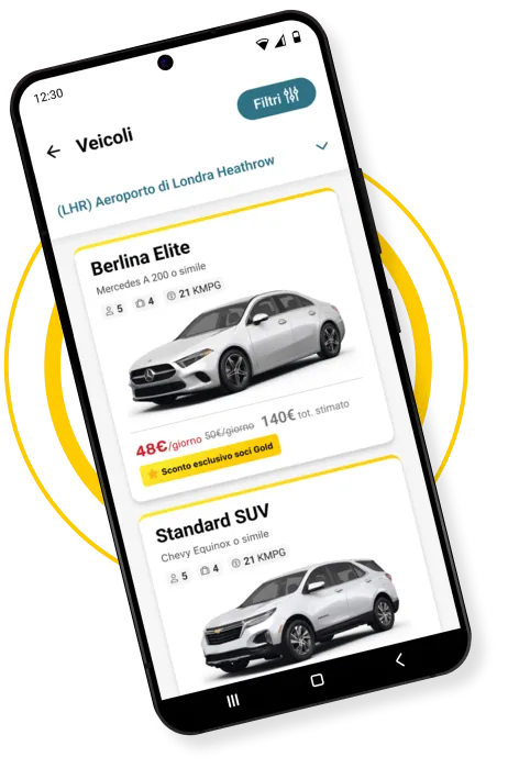 Hertz IT App Applicazione di Noleggio Auto