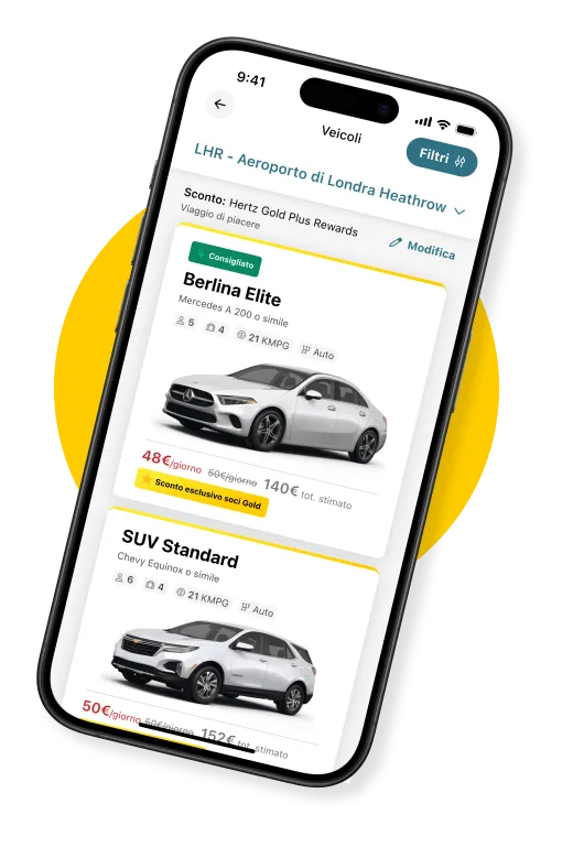 Hertz IT Noleggio Auto App App Noleggio Auto