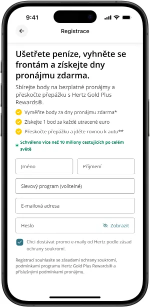 Staňte se členem programu Gold Plus Rewards