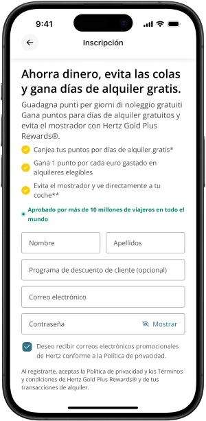 Únete a Gold Plus Rewards