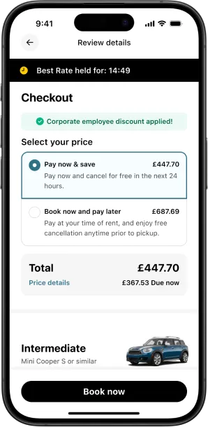 vehicle renting app
