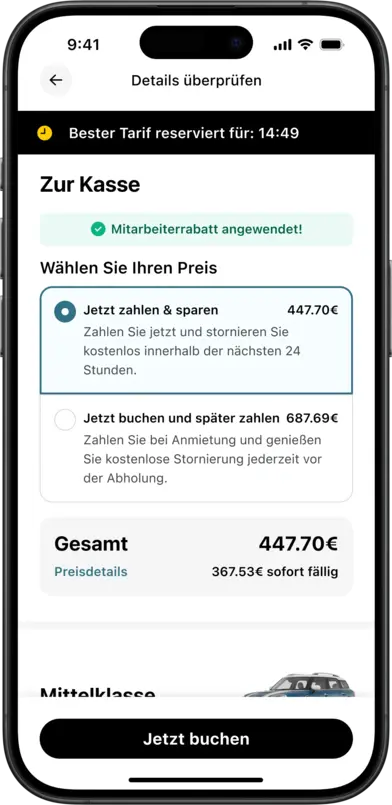 Reibungsloser check-out